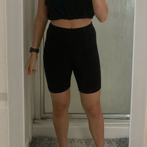Black Biker Shorts